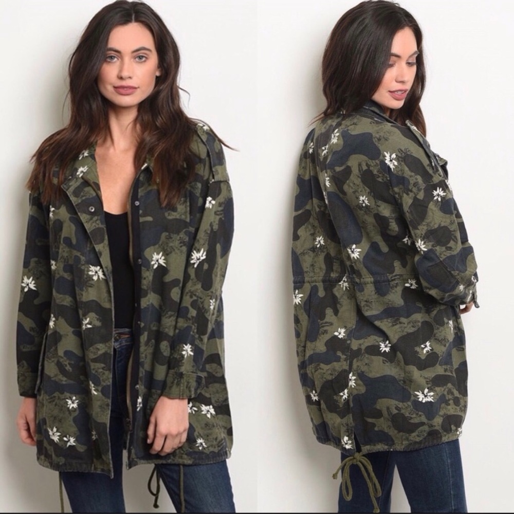 Last One CAMO FLORAL JACKET - Picture 2 of 8